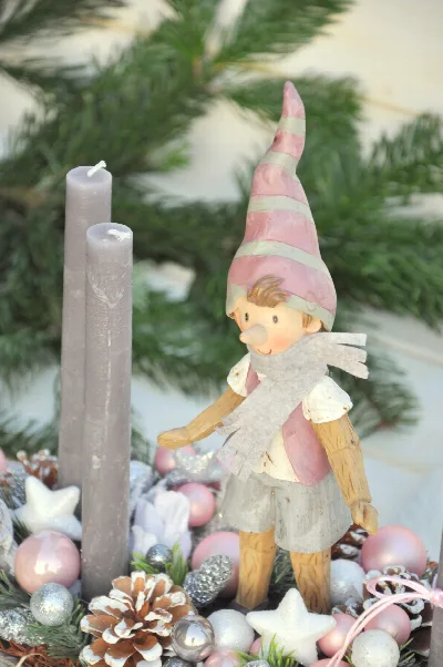 Adventný svietnik s pinocchiom – foto 3