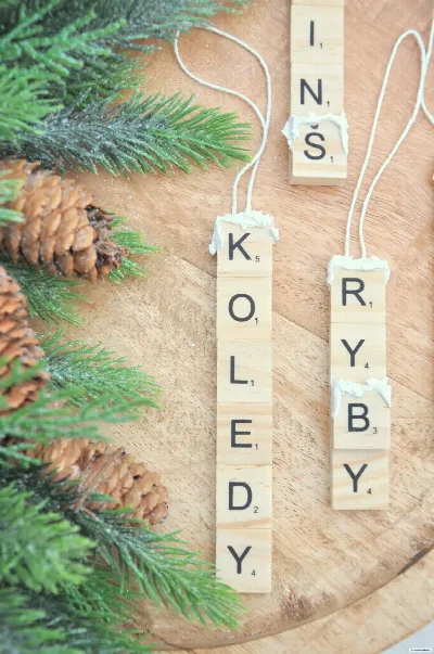 Závesné písmenkové ozdoby, sada č.2 – foto 2